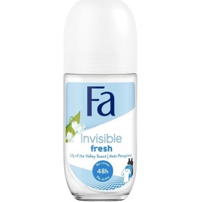 Дезодорант-антиперспирант шариковый FA Invisible fresh с ароматом ландыша 50 мл