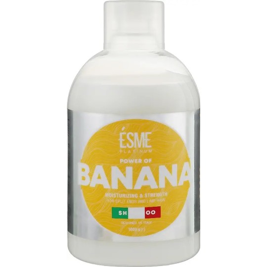 Шампунь для посіченого та ослабленого волосся з екстрактом банану ТМ "ESME" 1000г