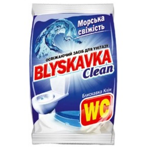 Туалетный блок для унитаза Blyskavka Морская свежесть 37 г