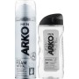 Arko подарунковий набір піна для гоління crystal 200 мл та гель для душу crystal 260 мл