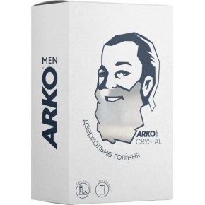 Arko подарочный набор пена для бритья crystal 200 мл и гель для душа crystal 260 мл