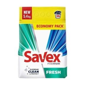 Пральний порошок Savex fresh 5,4 кг