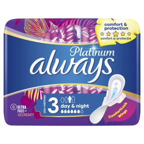 Гігієнічні прокладки Always Ultra Platinum Single День та Ніч 6 штук