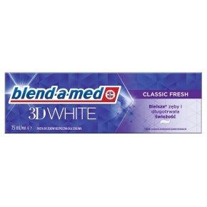Зубна паста Blend-a-med 3D White Класична Свіжість 75мл