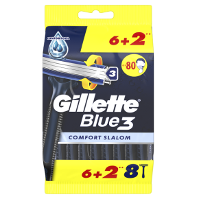 Бритвы одноразовые Gillette Blue 3 Comfort Slalom 6+2 шт