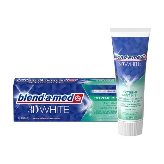 Зубна паста Blend-a-med 3D White Екстрам'ятний поцілунок 75 мл
