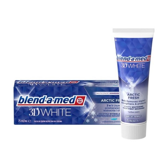 Зубна паста Blend-a-med 3D White Арктична свіжість 75 мл