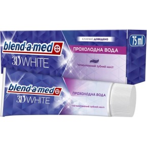Зубная паста Blend-a-med 3D White Прохладная вода 75 мл