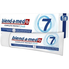Зубна паста Blend-a-med Complete Захист 7 Кришталева Білизна 75мл