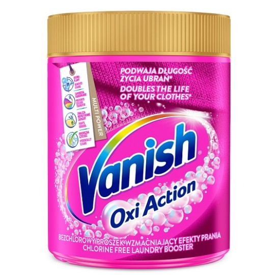 VANISH засіб для виведення плям 470 г Oxi Action GOLD PINK
