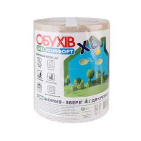 Паперові рушники Обухів Комфорт XL 2 шари 350 відривів