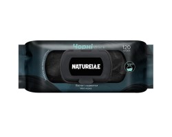 Вологі серветки Naturelle Classic 120 штук універсальні чорні