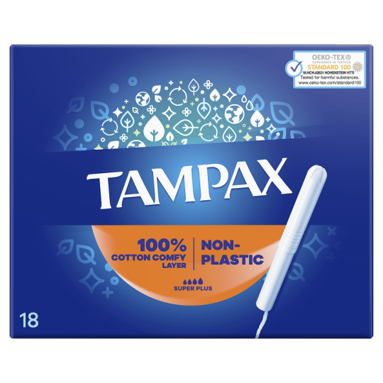 Тампоны Tampax Супер Плюс Duo с аппликатором 18 штук