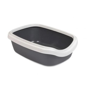 Туалет для кошек Природа Comfort M серый PR241699