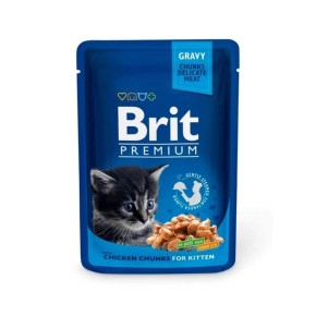 Корм Brit Premium Kitten с курицей 100 г