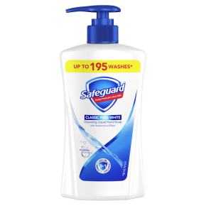 Жидкое мыло Safeguard Классическое Ярко-Белое 390 мл