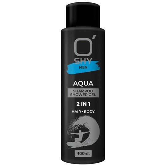 Шампунь-гель для душа O'shy 2 in 1 Men Aqua Shampoo Shower Gel 400 мл