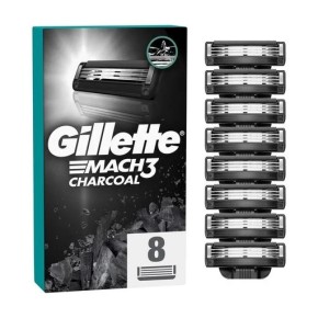 Змінні касети для гоління Gillette Mach3 Charcoal 8 штук