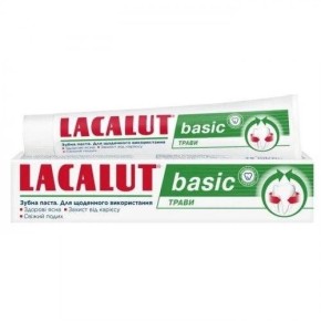Зубна паста Lacalut Basic Трави 75 мл
