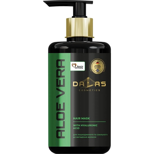 Маска для волос Dalas Aloe Vera с гиалуроновой кислотой и натуральным соком алоэ 900 мл