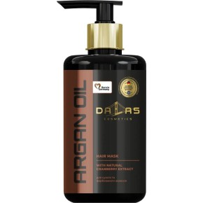 Маска для волосся "Dalas" з натуральним екстрактом журавлини та аргановою олією 900мл