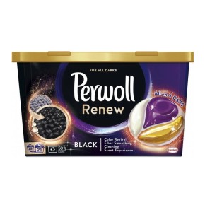 Капсулы для стирки Perwoll Renew Black для темных и черных вещей 21 шт