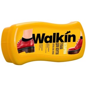 Губка-хвиля для взуття з гладкої шкіри Walkin безбарвна
