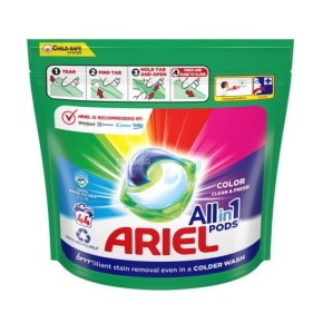 Капсули для прання Ariel Чистота та Свіжість Color 44 штуки