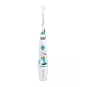 Електрична зубна щітка Grunhelm Kids Dino GKS-D3H (від 3 років, 2 додаткові насадки)