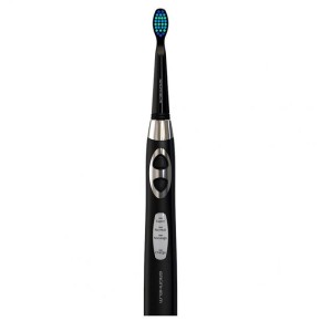 Електрична зубна щітка Grunhelm Sonic Pro Black GSPB-3H (3 режими, 3 додаткові насадки)