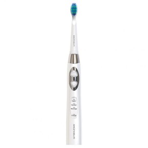 Електрична зубна щітка Grunhelm Sonic Pro White GSPW-3H (3 режими, 3 додаткові насадки)