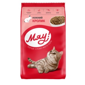 Корм сухий МЯУ для дорослих котів з кроликом 2 кг