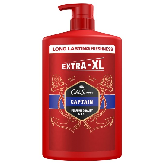 Гель для душа та шампунь 2в1 Old Spice Captain 1000 мл