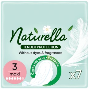 Прокладки гігієнічні NATURELLA Tender Protection Maxi Ніжний захист 7 шт