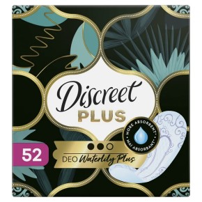 Щоденні прокладки Discreet Plus Deo Waterlily Plus Triple 52 штуки