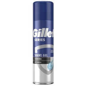 Гель для бритья Gillette Series защита от раздражения с углем 200 мл