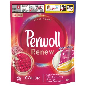 Капсулы для стирки Perwoll Renew Color 42 шт