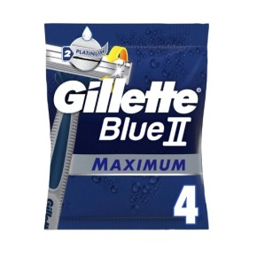 Бритви одноразовi Gillette Blue II Maximum 4 штуки