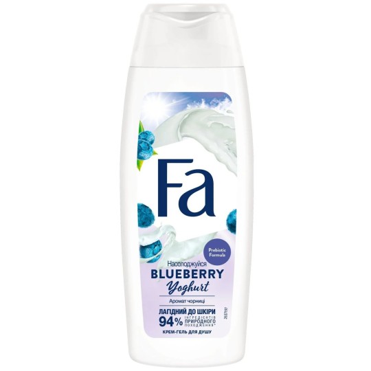 Гель для душу Fa Blueberry Yoghurt  з ароматом чорниці 400 мл