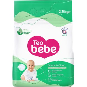 Пральний порошок Teo Bebe aloe 2.25 кг