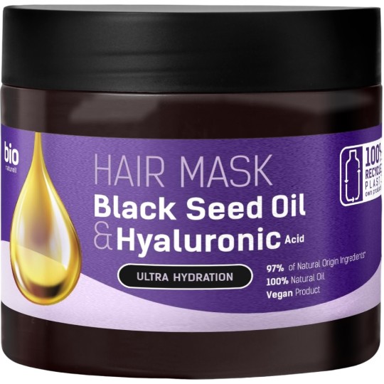 Маска для волосся Bio Naturell Black Seed Oil Hyaluronic Acid Hair Mask 295 мл