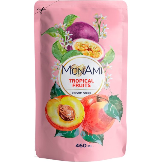 Мыло жидкое Mon Ami Tropical fruits 460 мл