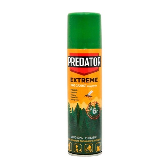 Аэрозоль-репеллент от насекомых Predator Extreme 150 мл