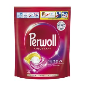Капсулы для стирки Perwoll для цветных вещей 23 штуки
