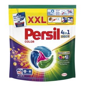 Диски для прання Persil 4in1 Discs Color Deep Clean 40 штук