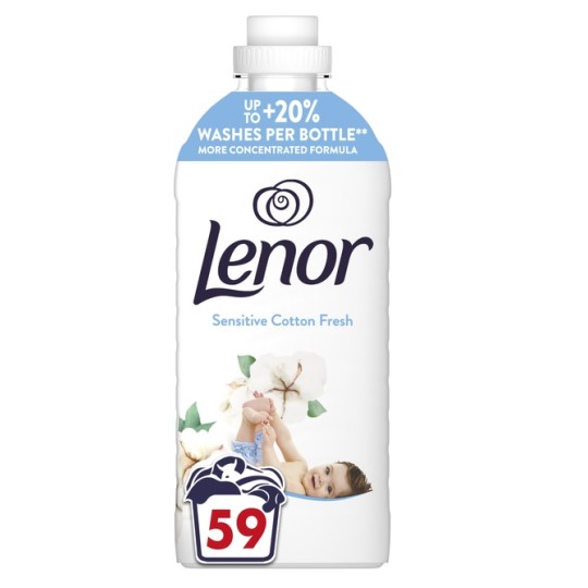 Кондиціонер для білизни Lenor Свіжість бавовни 1.239 л