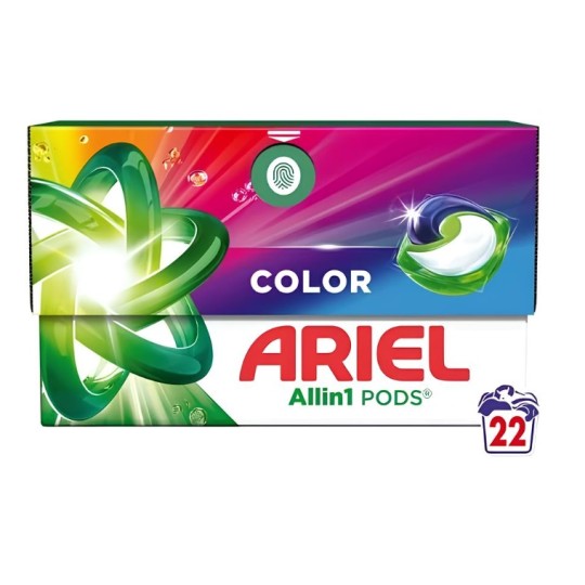 Капсули для прання Ariel Для кольорового 22 штуки