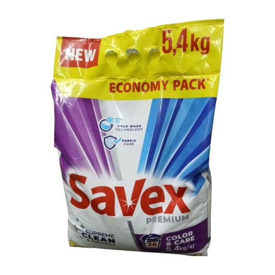 Пральний порошок Savex Color 5.4 кг
