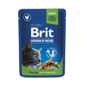 Корм для котів Brit Premium з куркою 100 г (100275/506033)