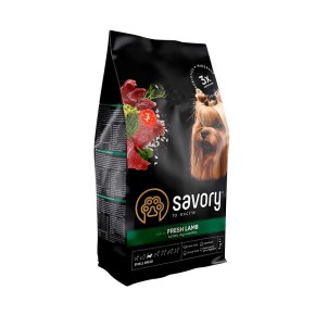Корм сухой для собак Savory с свежим ягненком 3 кг (30327)